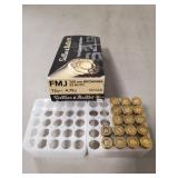 (17) Rounds FMJ 7.65mm Browning Ammo