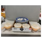 Fire King Soup Bowls, Willoware Divided Dishes