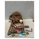Fishing Licenses, Lighters, Pocketknife,