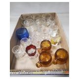 Tray Of Assorted Glassware
