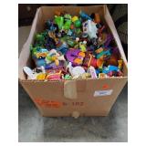 Box Lot Of Assorted Plastic Toys