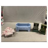 Ceramic Tree Dishes, Pottery Planter, Mid-Century