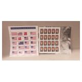 (2) Sheets Of U.S. Postal Service Stamps