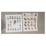 (2) Sheets Of U.S. Postal Service Stamps
