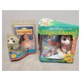 (2) Walt Disney VHS Tapes, Both w/ Plush Animals