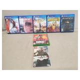 (5) Assorted PS4 Games, (1) XBOX ONE Game & (1)