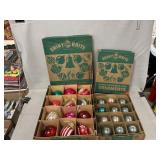 Vintage Shiny Brite Glass Christmas Ornaments