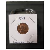 (1) 1941 Lincoln Cent Coin