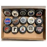 (15) Collector Hockey Pucks