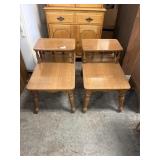 Pair of Wooden Side Tables