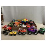 Lot Of Monster Trucks & Assorted Vehicles