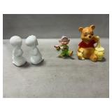 Disney Porcelain Figures, Fenton Satin Art Glass