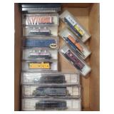(3) "N" Scale Locomotives & (9) "N" Scale Train