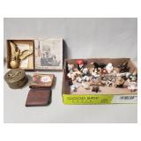 Tray Lot Of Assorted Figurines & More