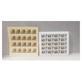 (2) Sheets Of U.S. Postal Service Stamps