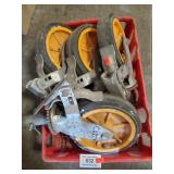 (4) Scaffolding Caster Wheels