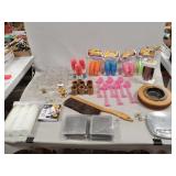 Box Lot Of Assorted Items Including (17) Plastic