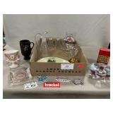 Ashtrays, S & P, Glassware, Bank, Lead Crystal