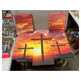 5 Pc. Spiritual Print On Canvas