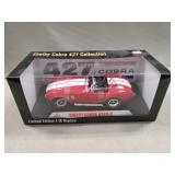 (1) 1965 Shelby Cobra 427 S/C Red 1:18 Scale