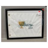 2003 The Presidentï¿½s Cup Framed Golf Flag