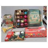 Assorted Vintage Christmas Decorations