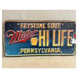 Miller Hi Life Beer Advertising Sign