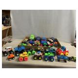 Lot Of Monster Trucks & Asst. Toy Vehicles