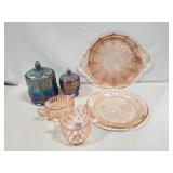 Tray Of Assorted Vintage Carnival & Pink
