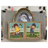 Raggedy Ann & Andy Wall Hangers, Vintage-Style