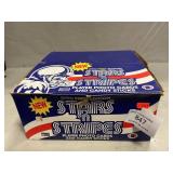 Box Of (24) 1990 NFL Photo Cards & Candy Sticks