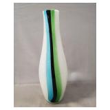 (1) Vintage Art Glass Vase (16.5" Tall)