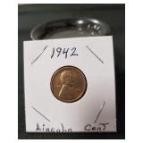 (1) 1942 Lincoln Cent Coin