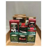 (12) Assorted Hallmark Christmas Ornaments