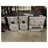 jWin Compact Shelf Stereo System With Multi CD