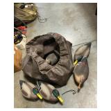 Bag With (11) Duck Decoys