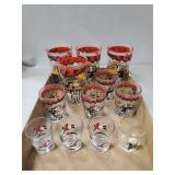 Tray Of Assorted Vintage Glassware