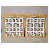 (2) Sheets Of U.S. Postal Service Stamps