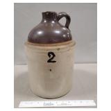 (1) Vintage Stoneware Jug (14" Tall)