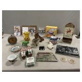 Matchbook Holder & Assorted Vintage Items