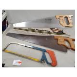 (3) Assorted Hand Saws