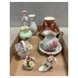 Austrian Portrait Vase, Bone China & Asst.