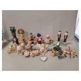 Tray Of Assorted Ceramic Figurines