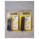 (2) 9mm Magazines (Factory Sealed)
