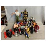 Lot Of Assorted Toy Figures