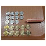 (10) U.S. Sacagawea One Dollar Coins, (11) U.S.