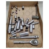 Tray Of Assorted Sockets (Various Drive Sizes,