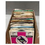 Box Of Vintage 45ï¿½s, Many Stones, Zeppelin, Floyd