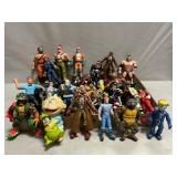 Lot Of Assorted Toy Figures