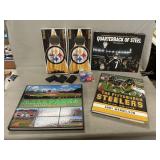 Tabletop Cornhole, Steelers, Ballparks Books